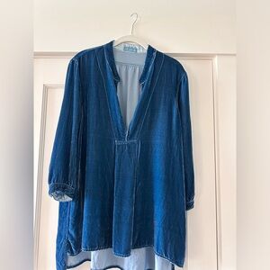 CP Shades velvet tunic